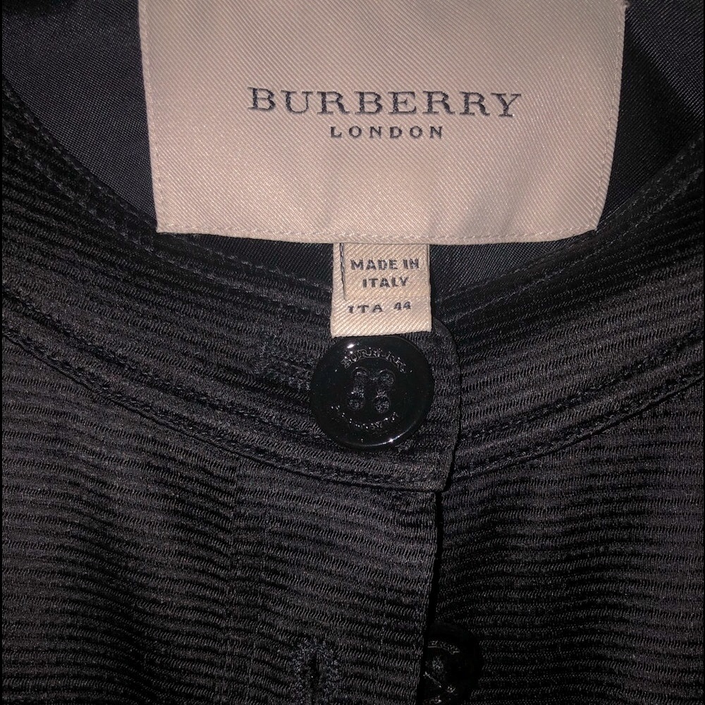 Burberry black cocktail dress , never been worn.